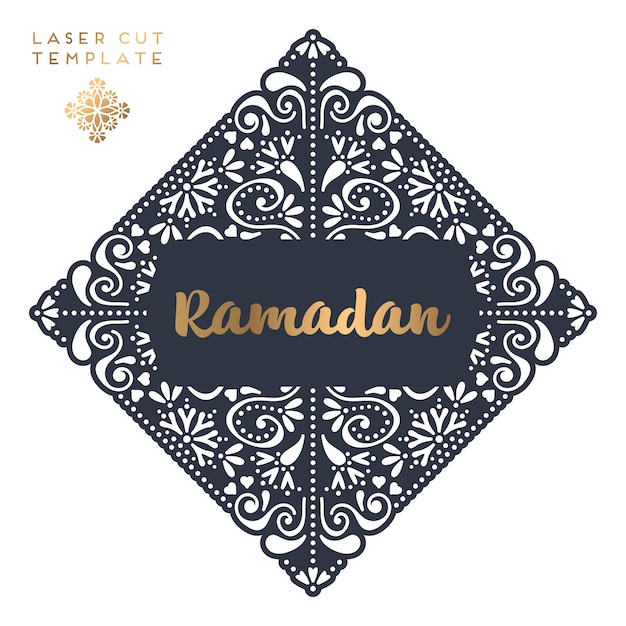 Laser cut islamic pattern