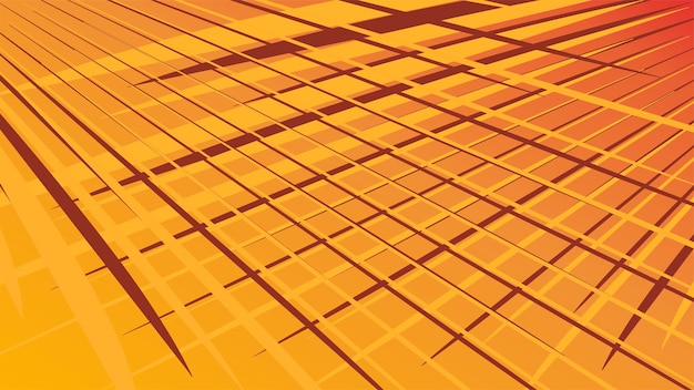 Lattice from lines on yellow orange background