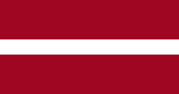 Latvia flag in vector