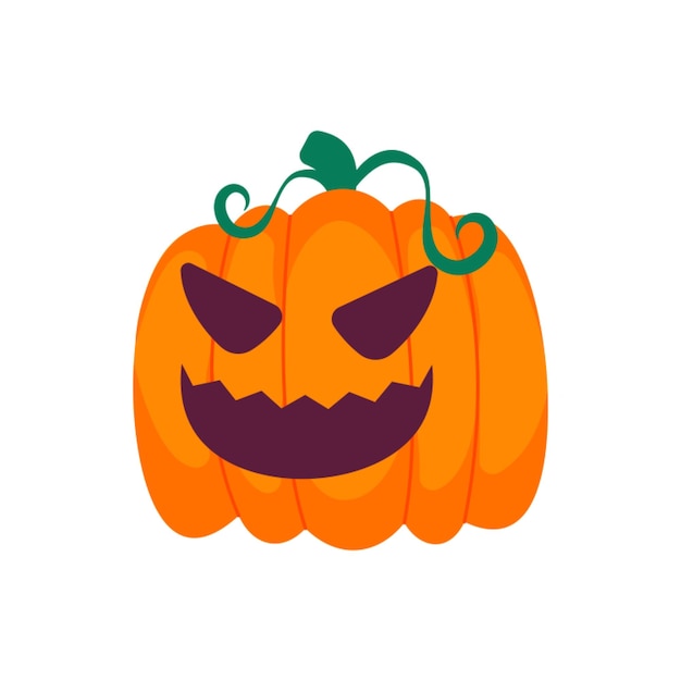 Laughing Pumpkin Illustration