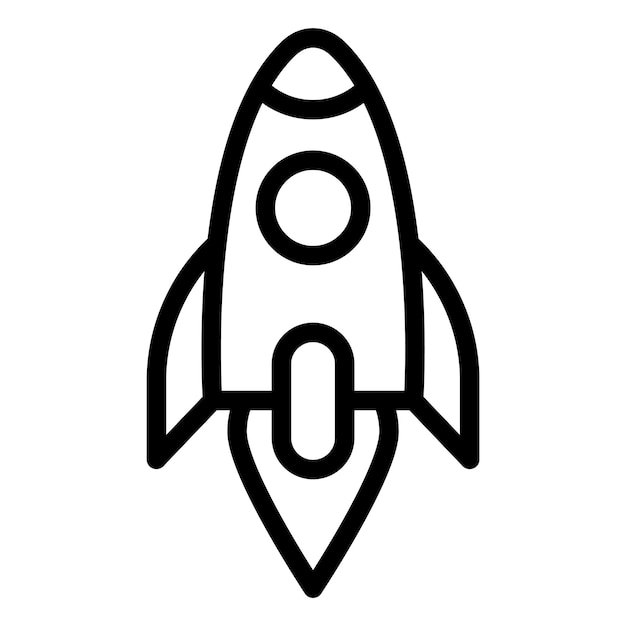 Launch Vector Icon Design Illustration