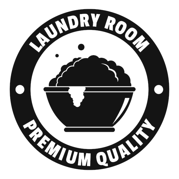 Laundry premium room logo Simple illustration of laundry premium room vector logo for web design isolated on white background