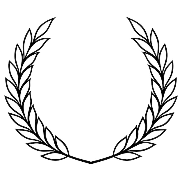 Vector laurel wreath vector illustration