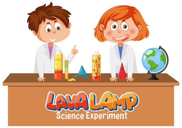 Lava lamp science experiment