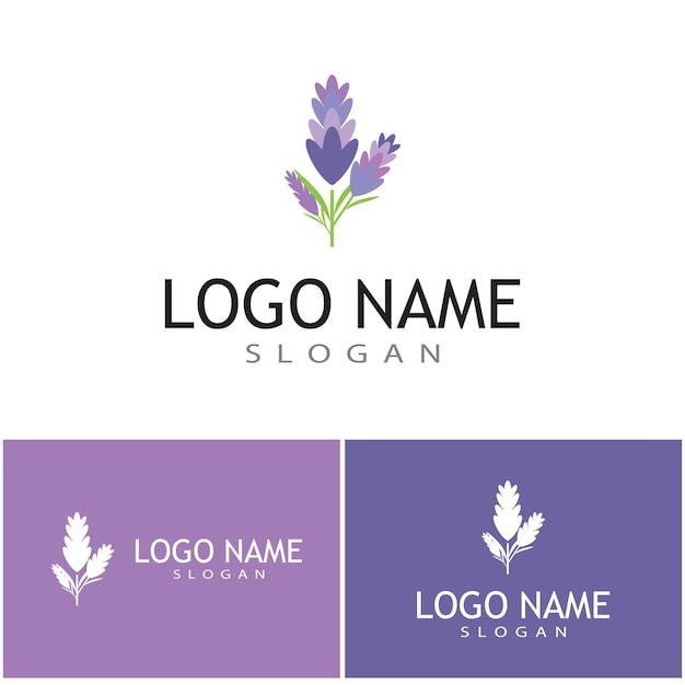 Lavender Logo Template vector symbol nature