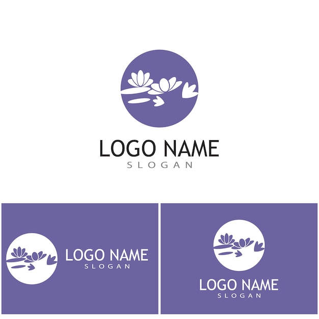 Lavender Logo Template vector symbol nature