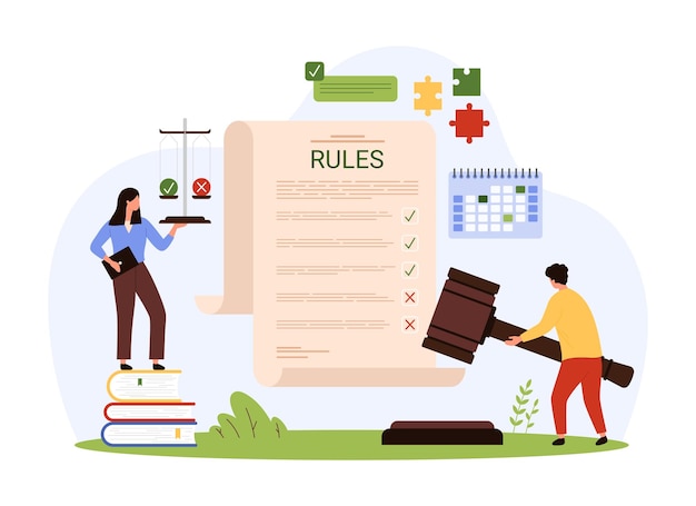 Law compliance company policy and rules document legal regulatory guide by tiny people