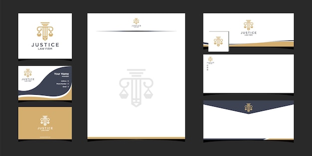 law firm logo design templat