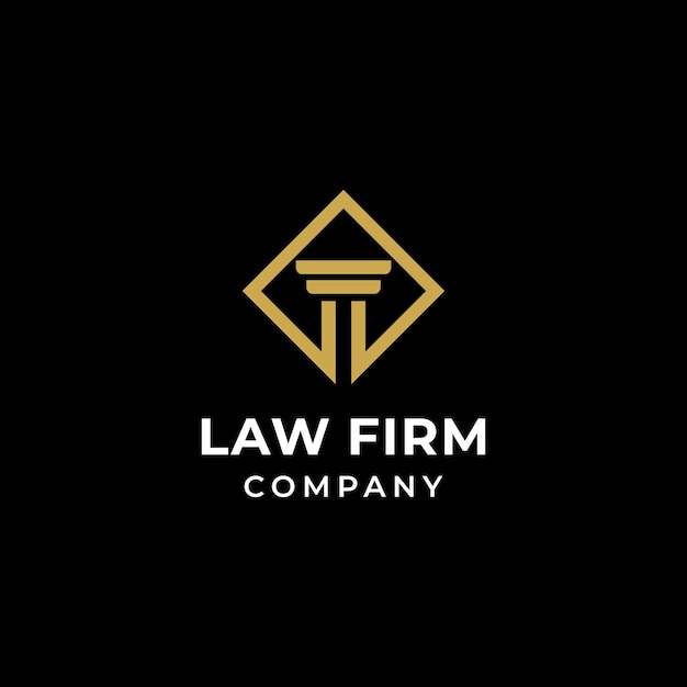 Law firm logo design template