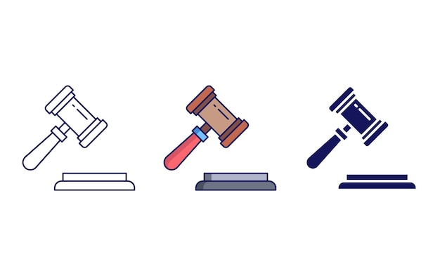 Law vector icon