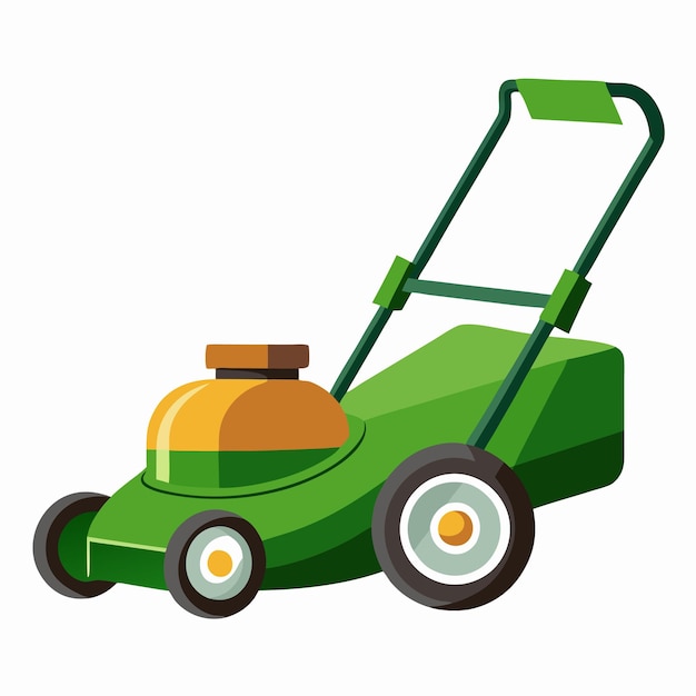 Lawn Mower Vector Design Ideal for Gardening and Landscaping Projects