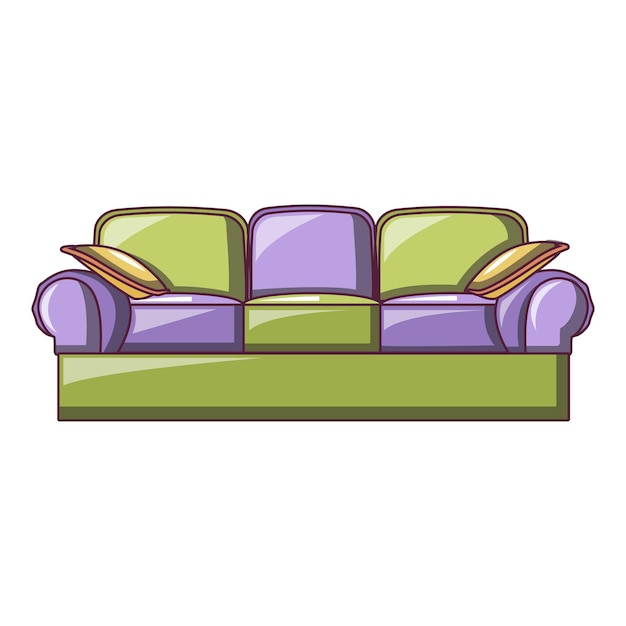 Lawson sofa icon Cartoon of lawson sofa vector icon for web design isolated on white background