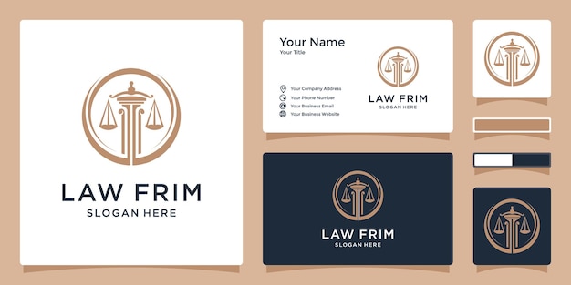 Lawyer logo template