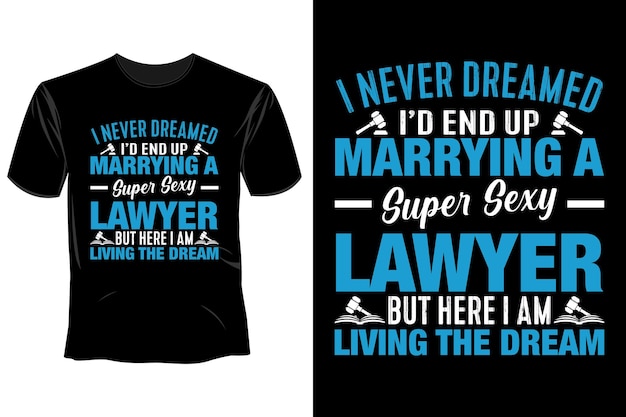 Lawyer T Shirt Design