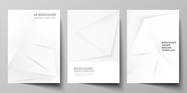 layout of a cover design template for brochure flyer layout