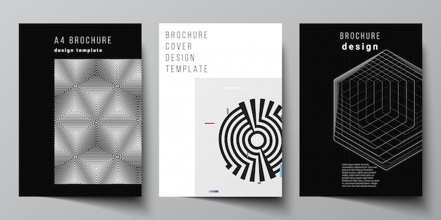 layout of a cover design templates for brochure