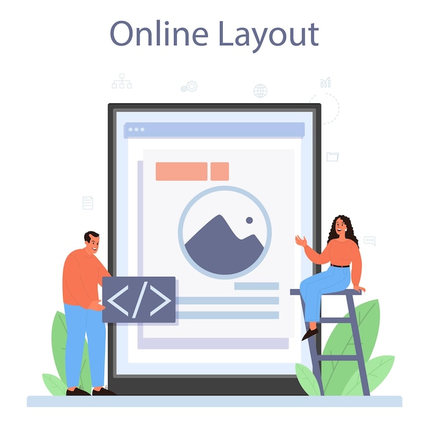 Layout designer online service or platform