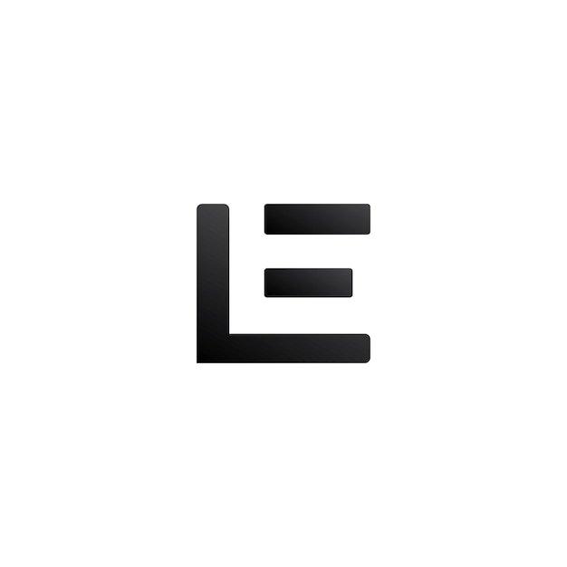 LE Letter Logo Design