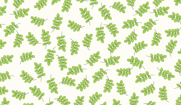 Leaf Background. Leaves Pattern Vector Background Concept