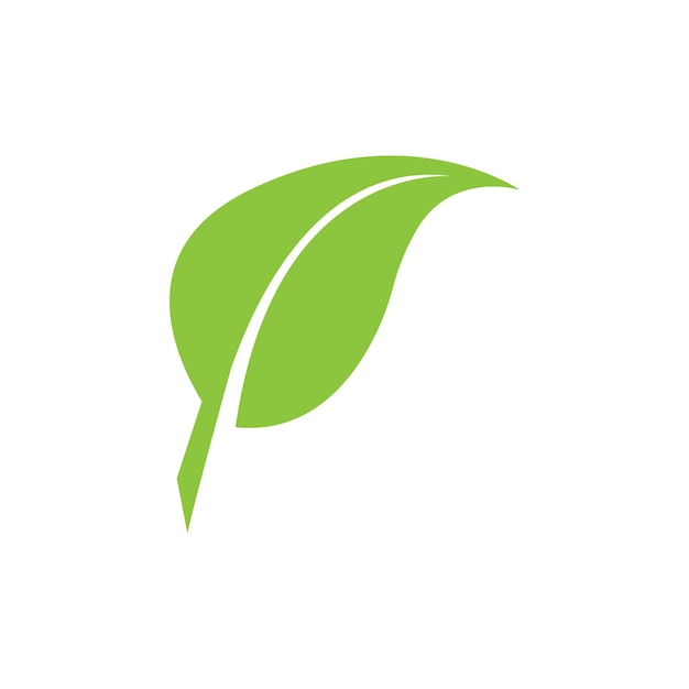 Leaf ecology logo and vector template