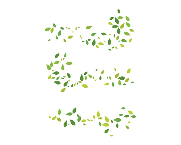 Leaf ecology nature Logo Template