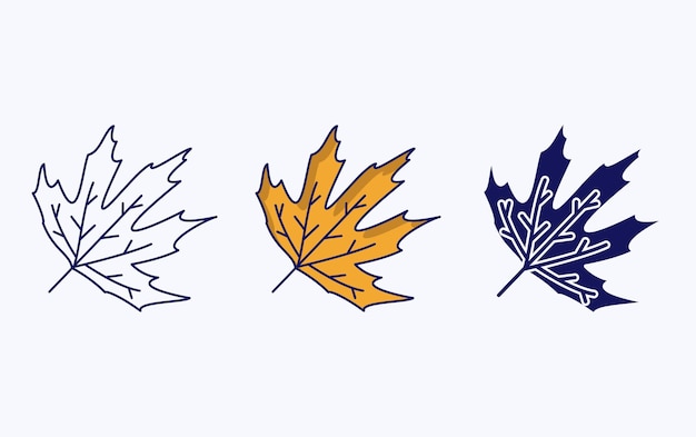 Leaf illustration icon