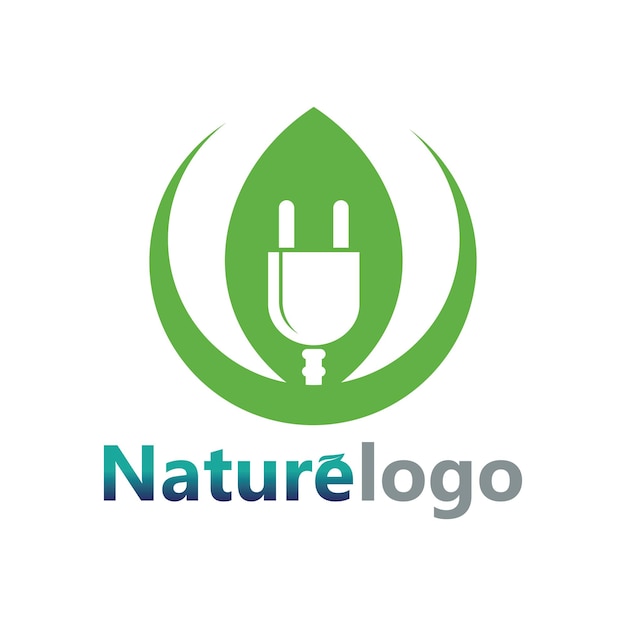 Leaf logo design vector for nature symbol template editableGreen leaf logo ecology nature element vector icon