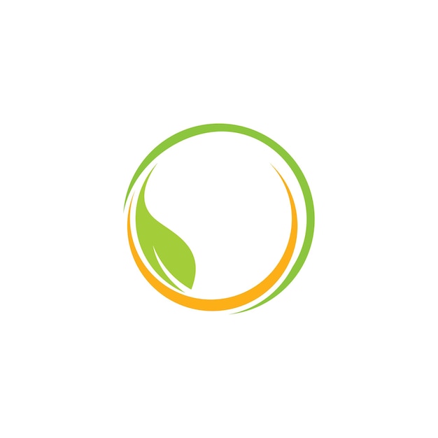 leaf logo icon vector template