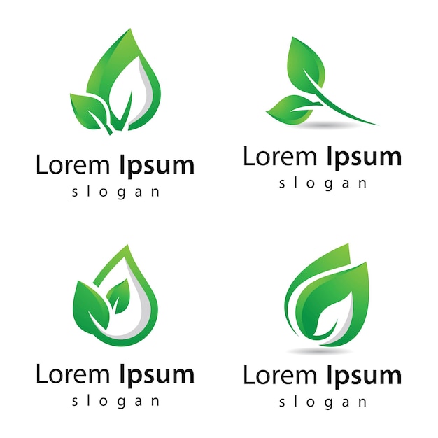 Leaf logo images illustration design