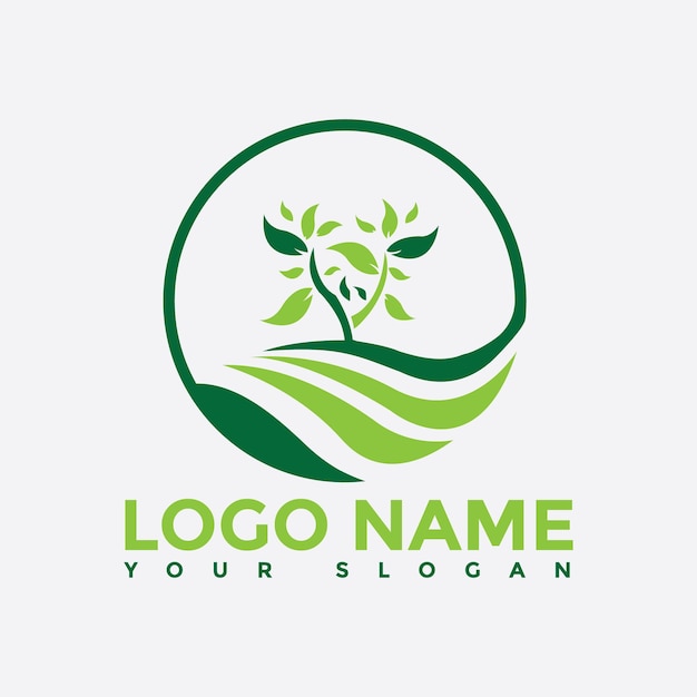 Leaf logo Royalty Free Vector Image Vector Stock