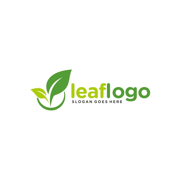 Leaf logo template