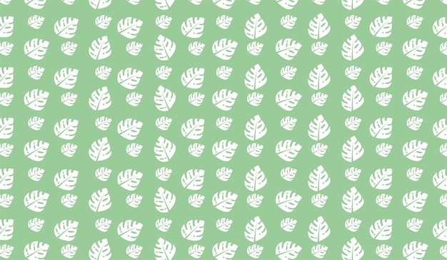 Leaf pattern garden background gradient