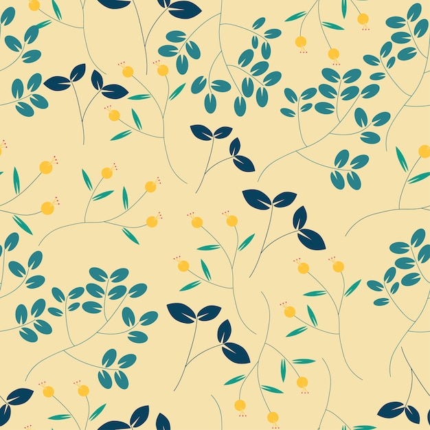 Leaf seamless pattern background