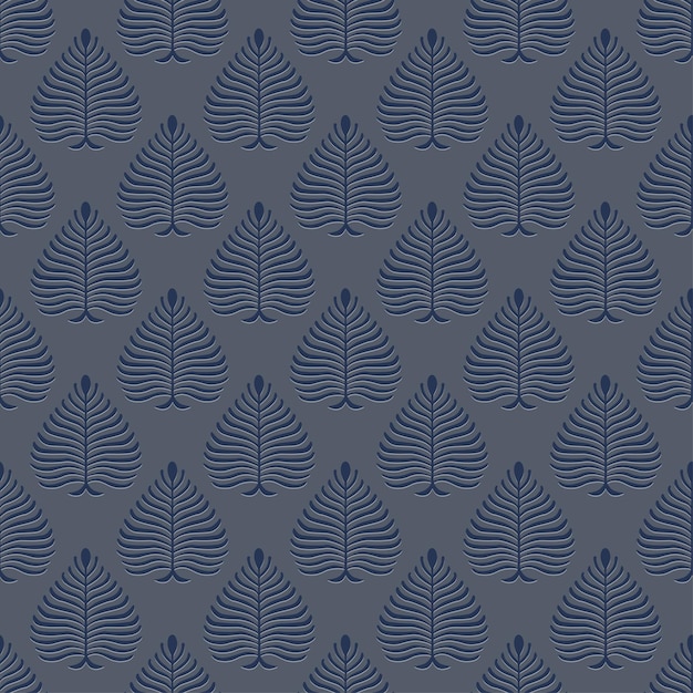 LEAF SEAMLESS PATTERN IN  EDITABLE VECTOR FILE