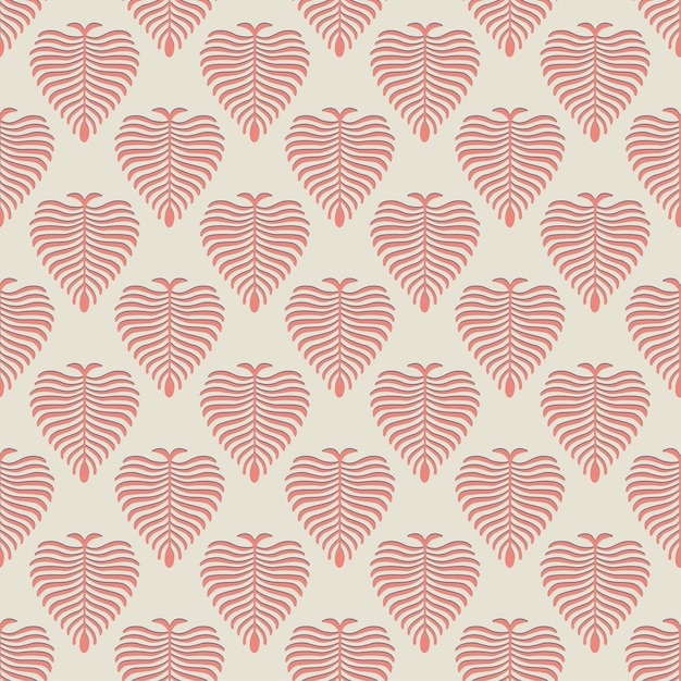 LEAF SEAMLESS PATTERN IN  EDITABLE VECTOR FILE