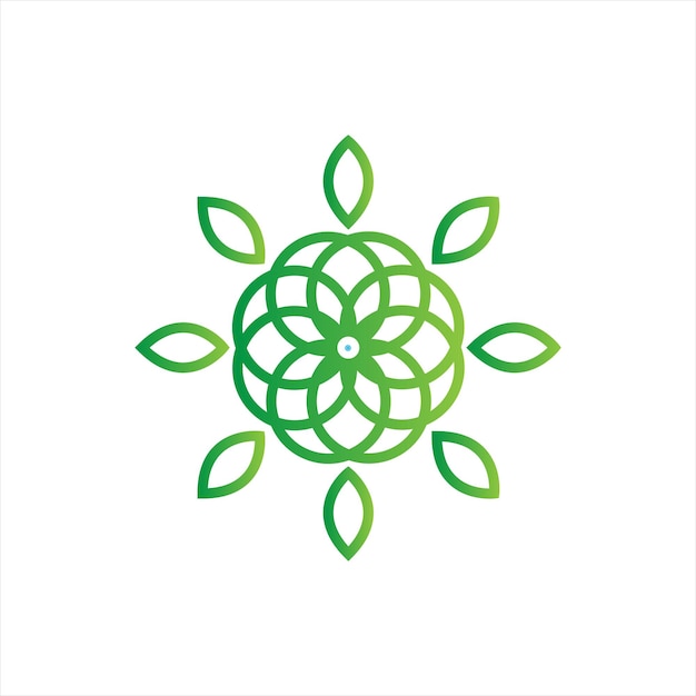 Leaf symbol logo icon