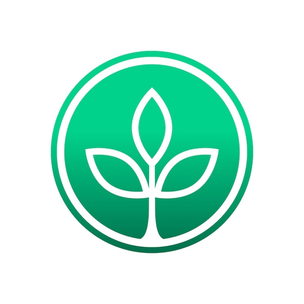 Leaf tree icon