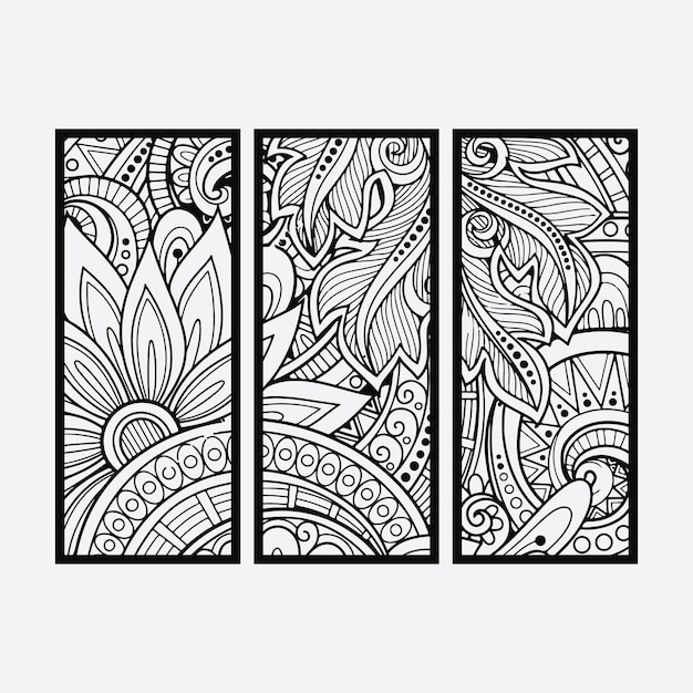 Vector leaf wall decor paper laser cut design