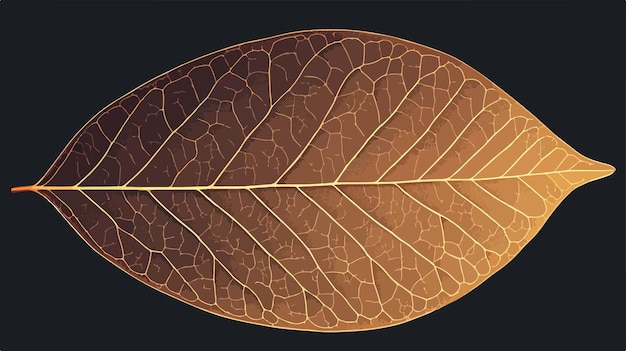 Vector a leaf with a brown background that says  the word  on it