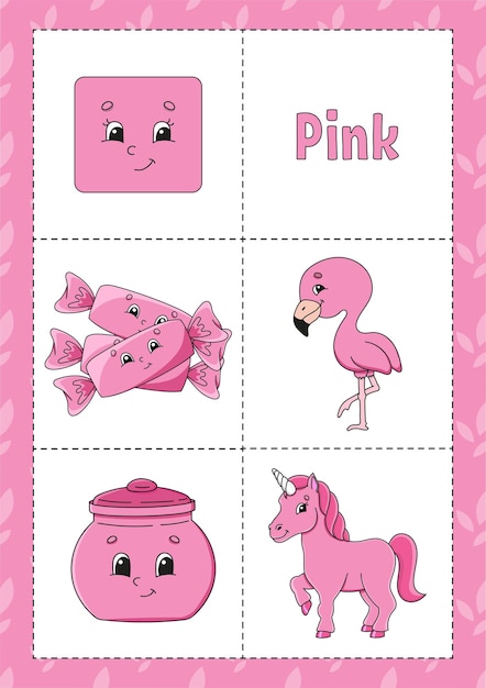 Learning colors Flashcard for kids