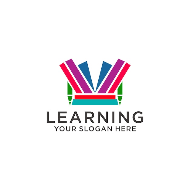 Learning logo icon vector image