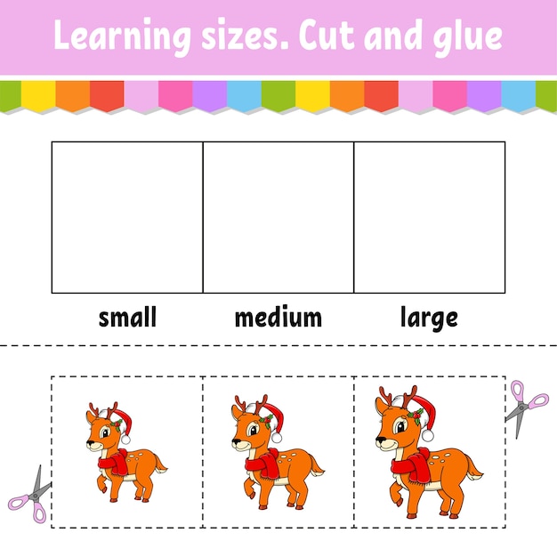 Learning sizes illustration