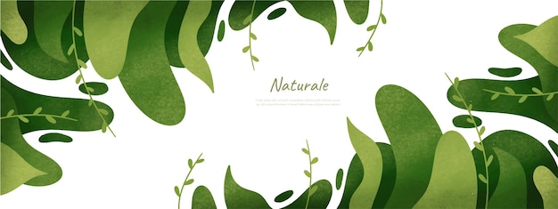 Leaves bakground design vector for ecology