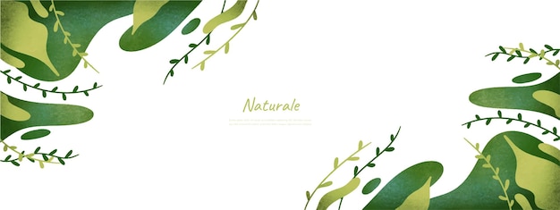 Leaves bakground design vector for ecology