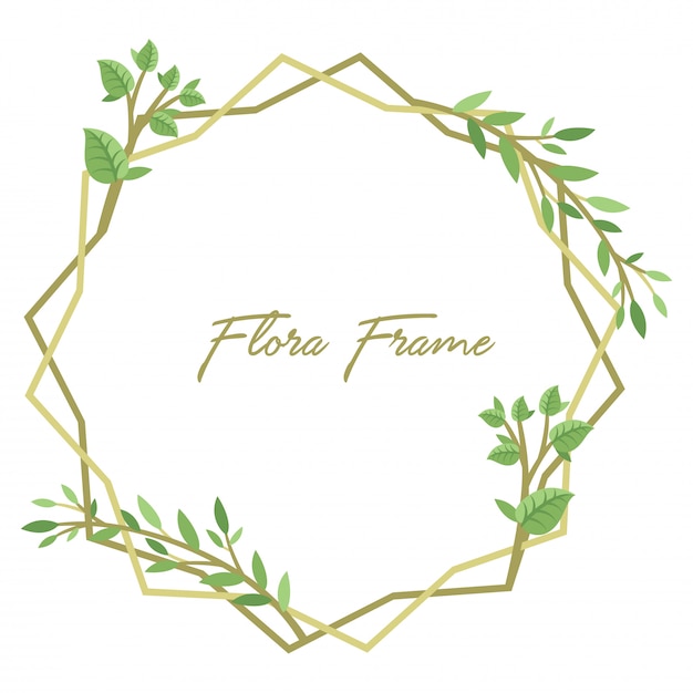 Leaves frame vector