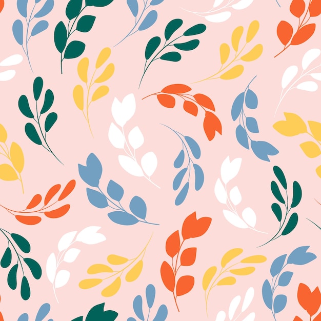 Leaves pattern seamless pattern