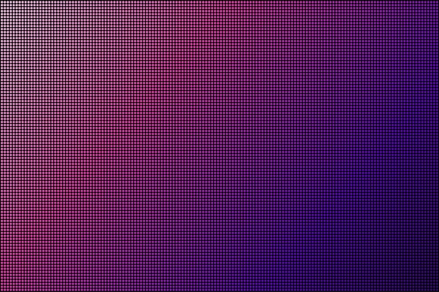 Led screen. Dot RGB Background television. Vector stock illustration.