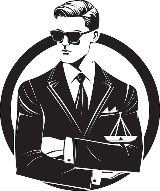 Legal Icons Unwrapped Attorney Vector Art