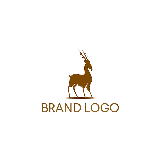 legend of deer logo design