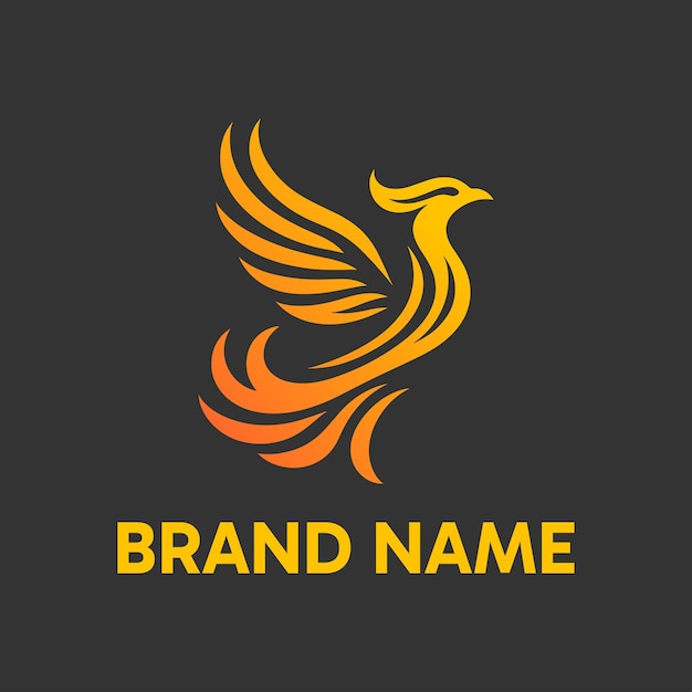 Legend Phoenix logo the concept of this logo is a phoenix flying into the sky symbolizing eternal